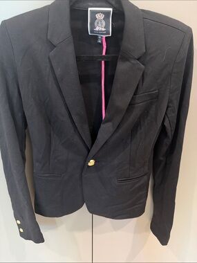 Juicy Couture Soft Black Blazer with Gold Buttons XS 💛🖤